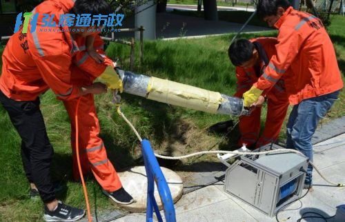 启东市管道修复现场