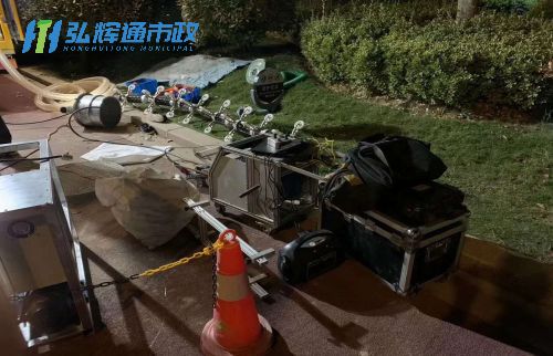 启东市管道修复现场